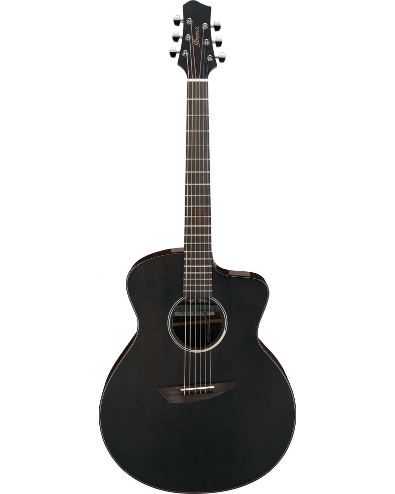 Ibanez JGM5-BSN Jon Gomm Signature Acoustic Guitar 6-String - Black Satin Top / Natural High Gloss Back and Sides + Gig 