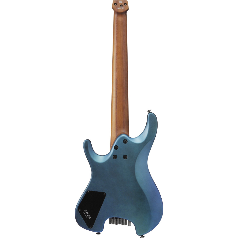 Ibanez 1B-Q547-BMM Quest Electric Guitar 7-String - Blue Chameleon Metallic Matte + Gig Bag