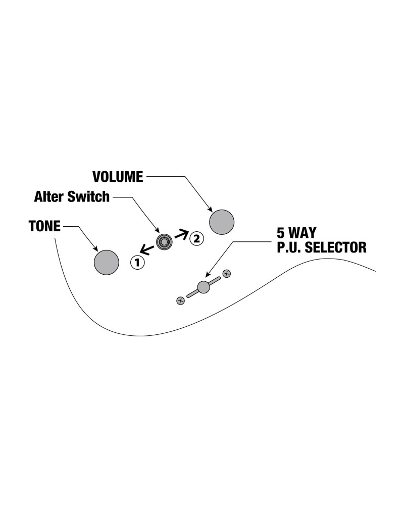Ibanez 1B-Q547-BMM Quest Electric Guitar 7-String - Blue Chameleon Metallic Matte + Gig Bag