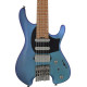 Ibanez 1B-Q547-BMM Quest Electric Guitar 7-String - Blue Chameleon Metallic Matte + Gig Bag