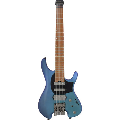 Ibanez 1B-Q547-BMM Quest Electric Guitar 7-String - Blue Chameleon Metallic Matte + Gig Bag