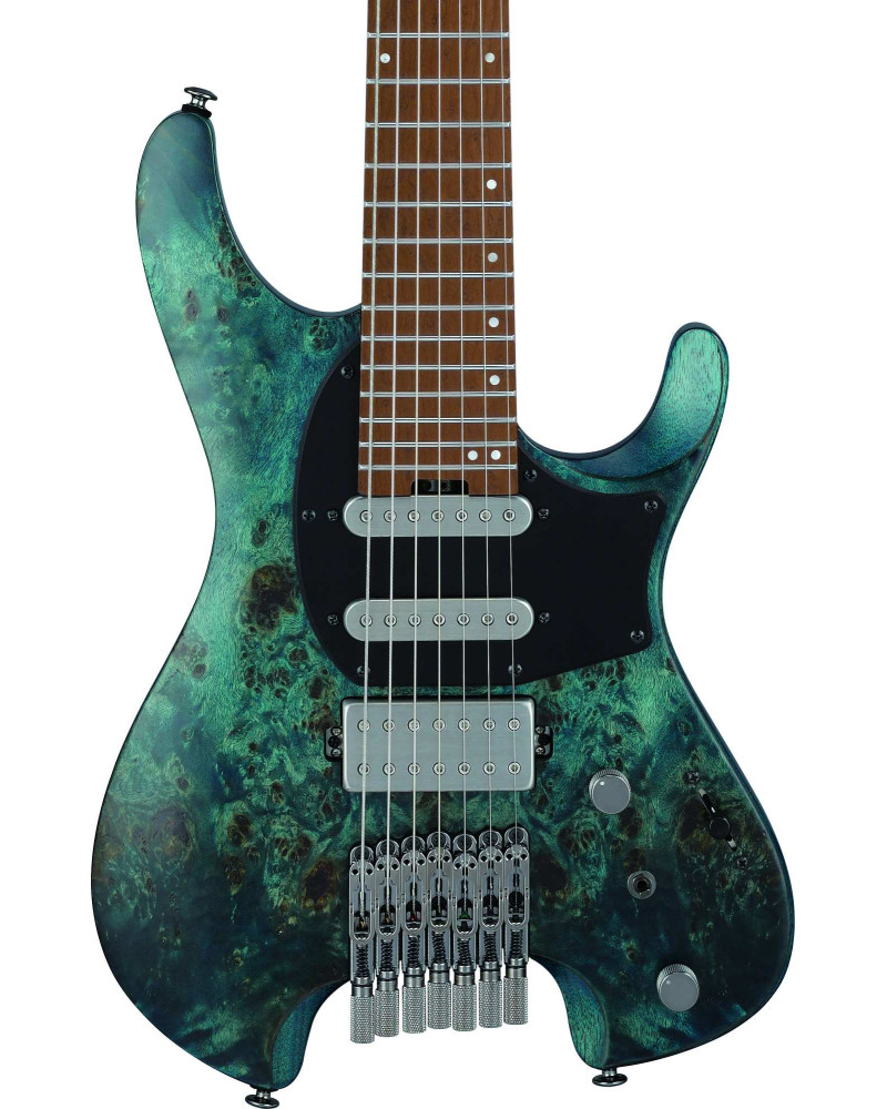 Ibanez 1B-Q547PB-COL Quest Electric Guitar 7-String - Cosmic Blue Low Gloss + Gig Bag