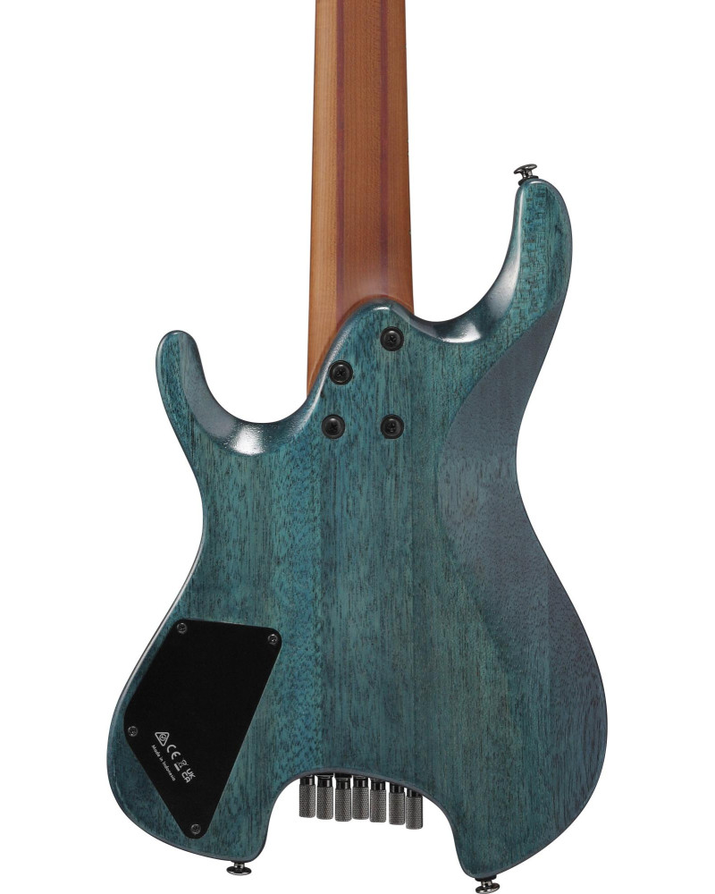 Ibanez 1B-Q547PB-COL Quest Electric Guitar 7-String - Cosmic Blue Low Gloss + Gig Bag