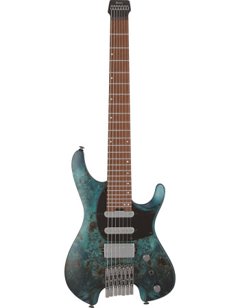 Ibanez 1B-Q547PB-COL Quest Electric Guitar 7-String - Cosmic Blue Low Gloss + Gig Bag