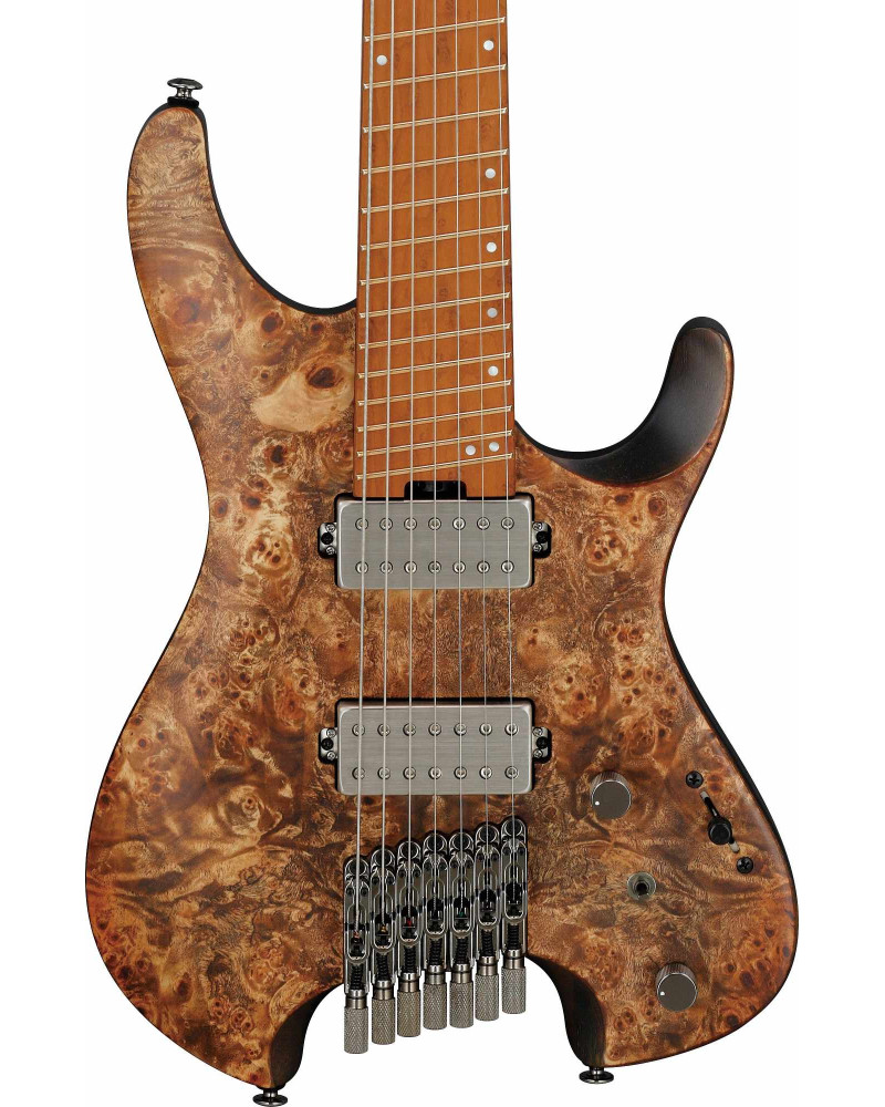 Ibanez 1B-QX527PBABS Quest Series E-Guitar 7 String - Antique Brown Stained + Bag