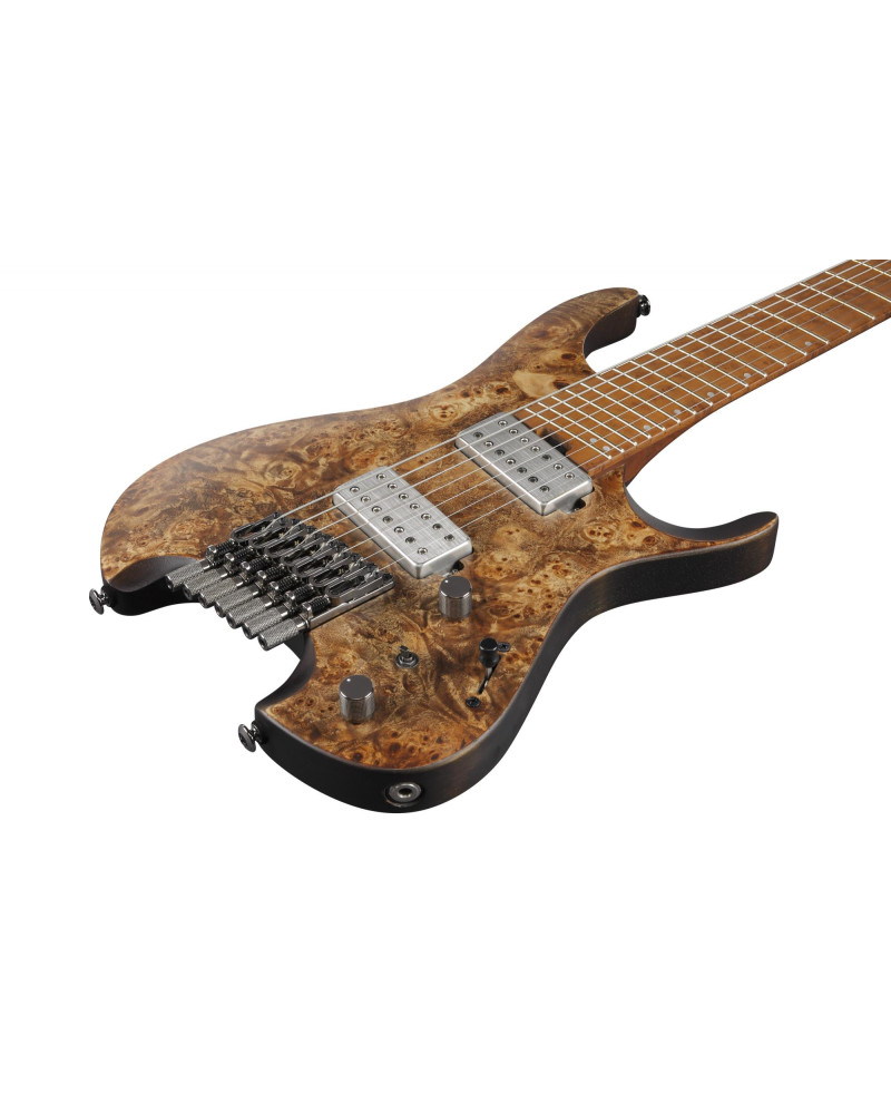 Ibanez 1B-QX527PBABS Quest Series E-Guitar 7 String - Antique Brown Stained + Bag
