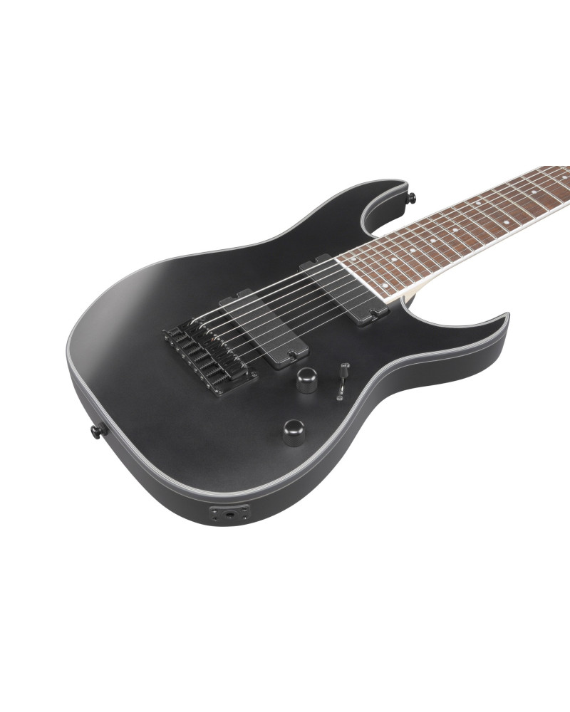 Ibanez 1B-RG8EX-BKF RG Electric Guitar 8-String - Black Flat
