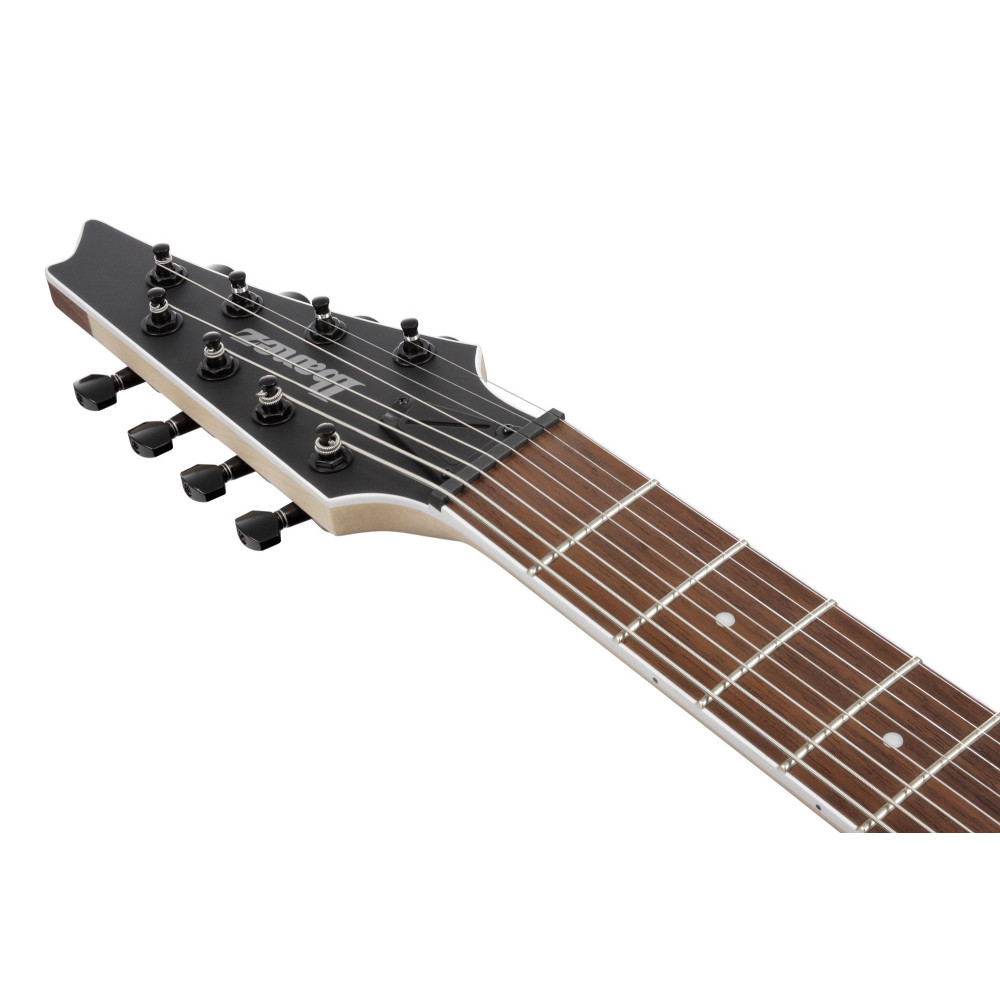 Ibanez 1B-RG8EX-BKF RG Electric Guitar 8-String - Black Flat