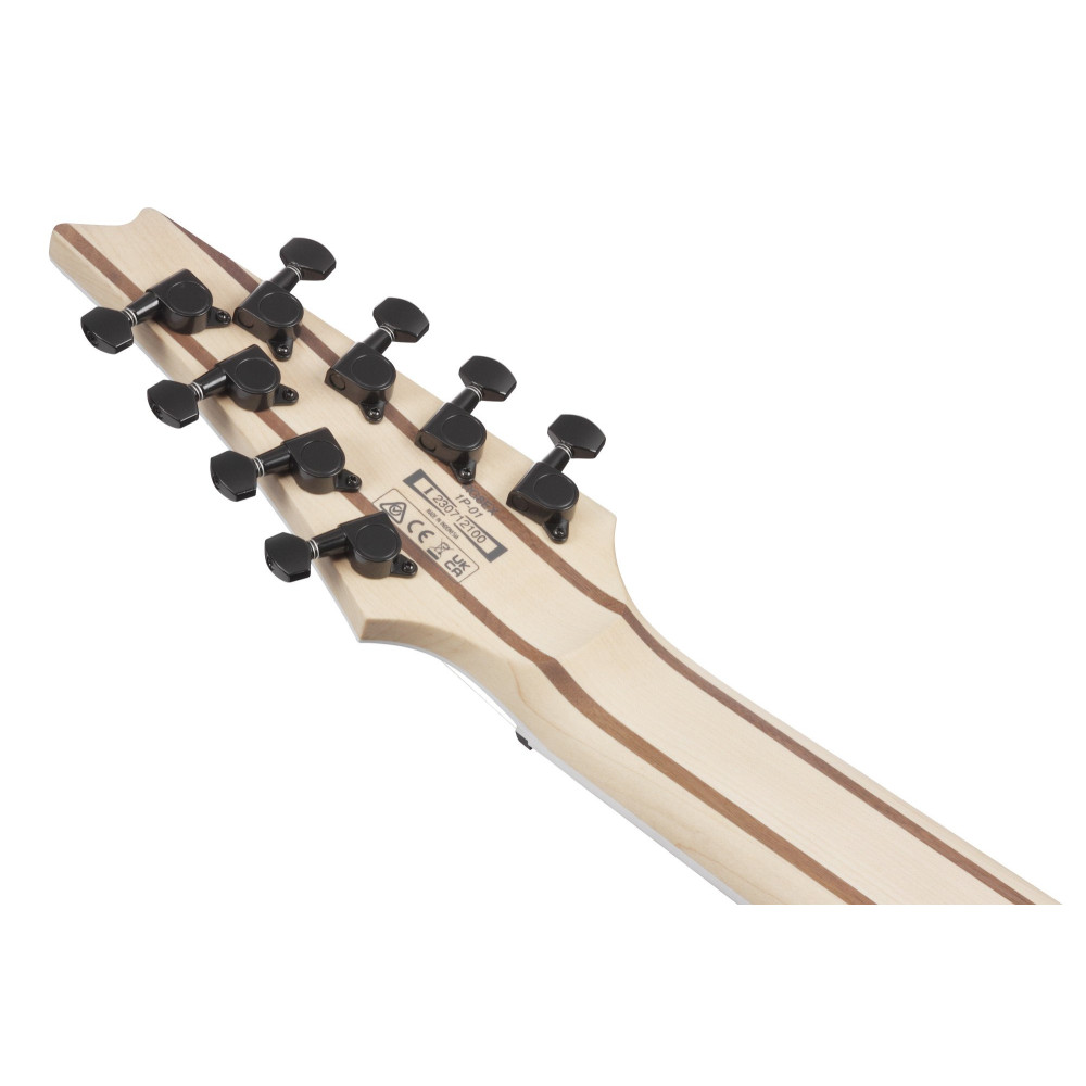 Ibanez 1B-RG8EX-BKF RG Electric Guitar 8-String - Black Flat