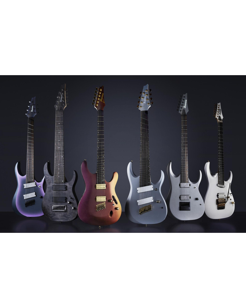 Ibanez 1B-RG9PB-TGF Axe Design Lab RG Electric Guitar 9-String - Transparent Gray Flat