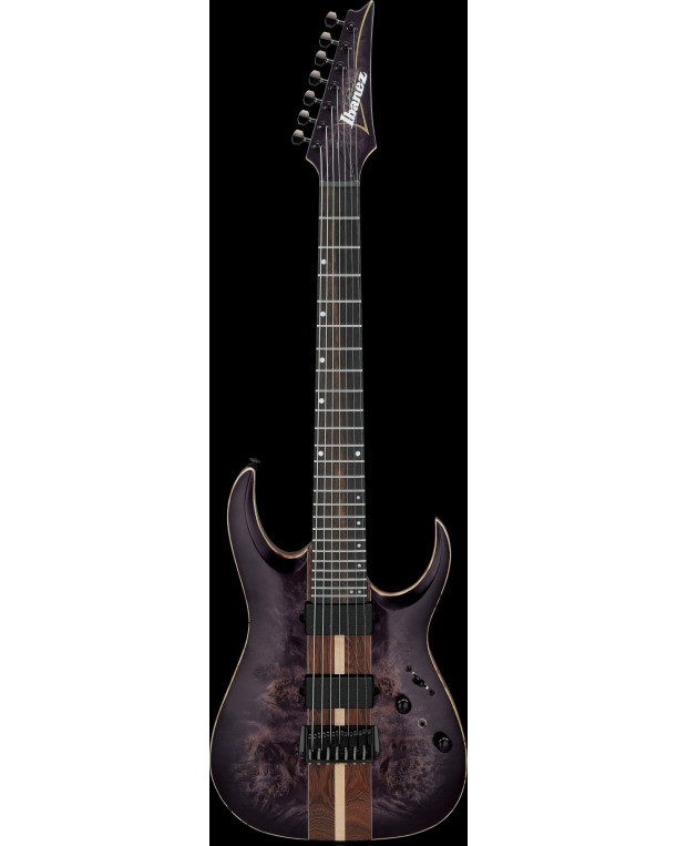 Ibanez 1B-RGA217P1PB Premium RGA Electric Guitar 7-String - Deep Twilight Burst Low Gloss + Gig Bag