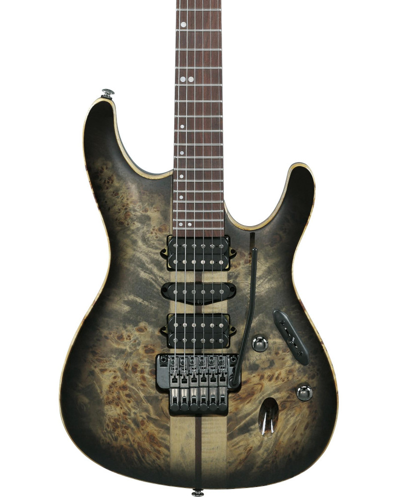 Ibanez 1B-S1070PBZCK Premium S 6-Str Charcoal Black Burst Incl. Gigbag