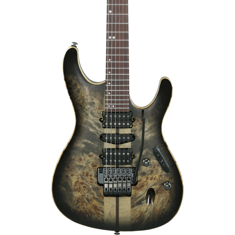 Ibanez 1B-S1070PBZCK Premium S 6-Str Charcoal Black Burst Incl. Gigbag