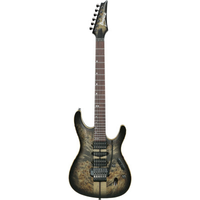 Ibanez 1B-S1070PBZCK Premium S 6-Str Charcoal Black Burst Incl. Gigbag