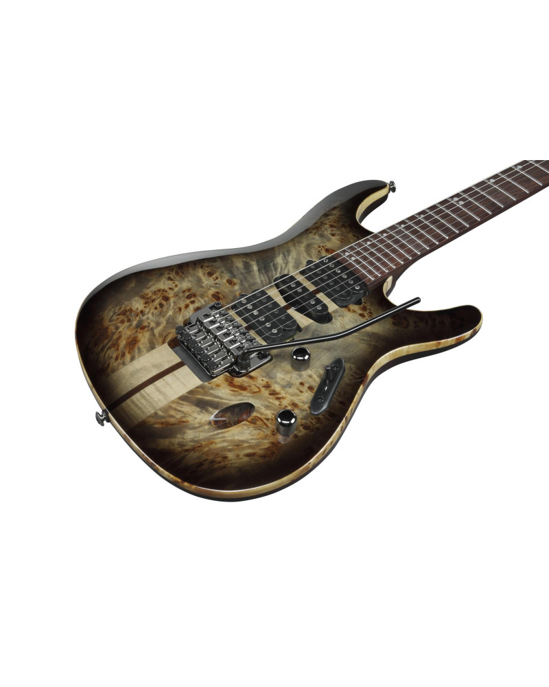 Ibanez 1B-S1070PBZCK Premium S 6-Str Charcoal Black Burst Incl. Gigbag