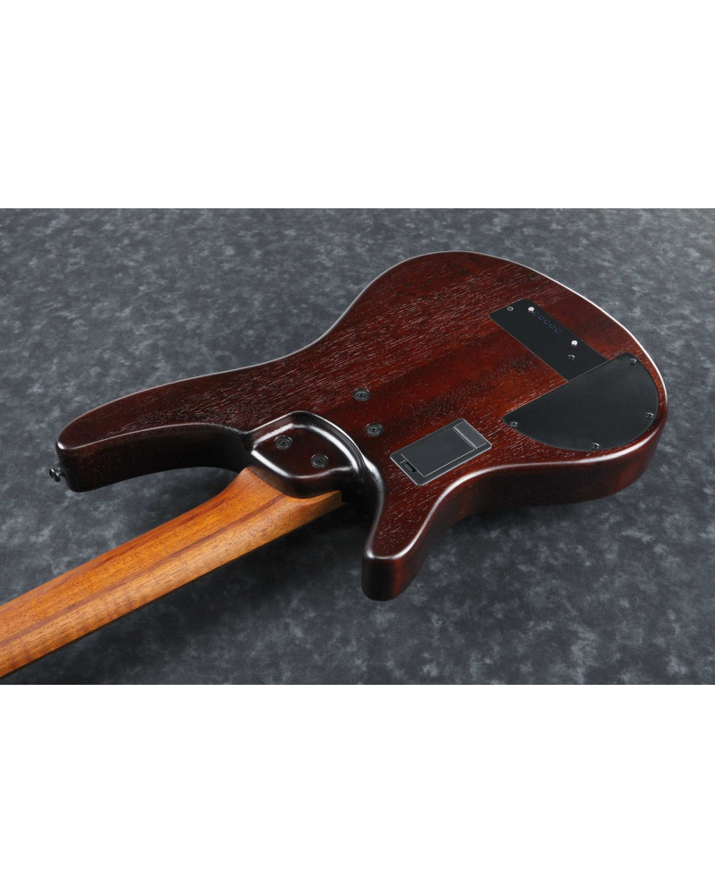 Ibanez 1B-SRH505FNNF Bass Workshop SR Semi-Hollow Body Bass 5-String Fretless, AERIUM - Natural Browned Burst Flat