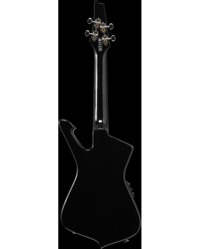 Ibanez 1B-UICT10-BK Iceman Body Shape Tenor Ukulele w/Electronics 4 Strings - Black High Gloss