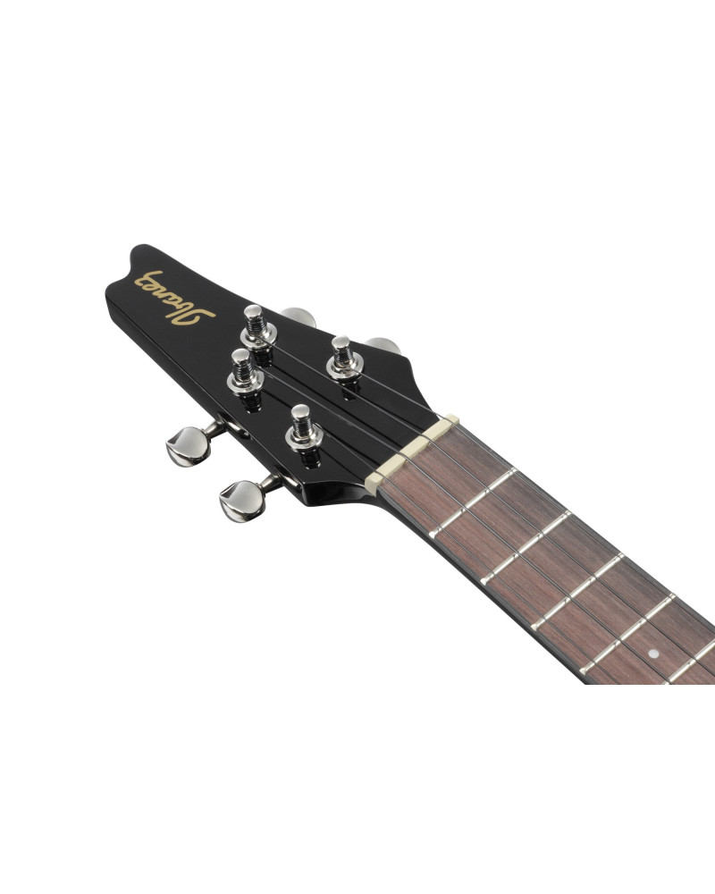 Ibanez 1B-UICT10-BK Iceman Body Shape Tenor Ukulele w/Electronics 4 Strings - Black High Gloss