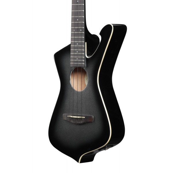Ibanez UICT10-MGS Iceman Tenor Ukulele 4-String - Metallic Gray Sunburst + Gig Bag
