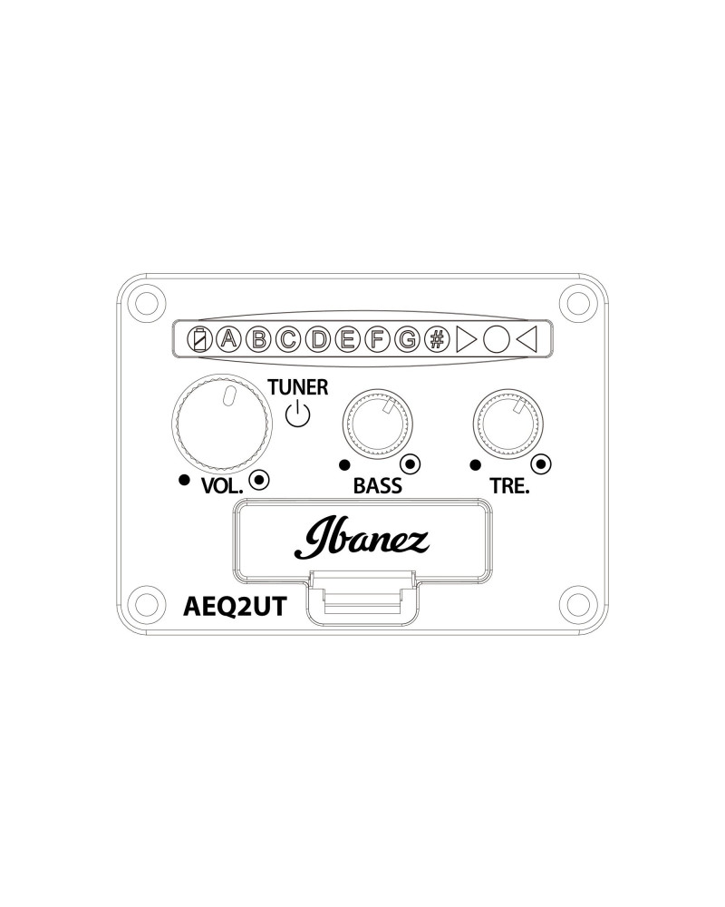 Ibanez 1B-URGT100SUR RG Ukulele 4-String - Sun Red High Gloss