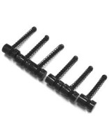 Ibanez 2BB2EB761B saddle set for EB7 - 6 pcs, black