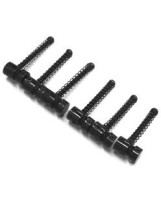 Ibanez 2BB2EB761B saddle set for EB7 - 6 pcs, black