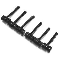 Ibanez 2BB2EB761B saddle set for EB7 - 6 pcs, black