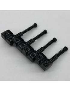 Ibanez 2BB4ADA011 Bridge Saddle Accu-Cast B120, Black, 4-Str, 4 Pcs/Set, For SR300EB/L