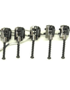 Ibanez 2BB4ADD002 saddle Bass Accu-cast B305P (piezo) - cosmo black, 5 pcs.