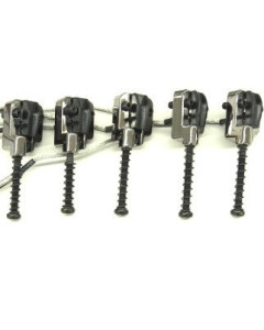 Ibanez 2BB4ADD002 saddle Bass Accu-cast B305P (piezo) - cosmo black, 5 pcs.