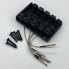 Ibanez 2BB5001R-BKF Bridge Set with Piezo Black Matte 5 String