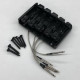 Ibanez 2BB5001R-BKF Bridge Set with Piezo Black Matte 5 String