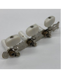 Ibanez 2MC0005L-NIP Machinehead Left Nickel, Pearl Knob For AEG7TN, GA5TCE3Q
