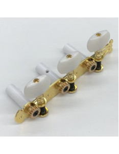 Ibanez 2MC0014L-GDP Machinehead Left Gold, Pearl Knob For TOD10N, FRH10N, AEG50N, GA11CE, GA34STCE, GA5TCE, GA6CE