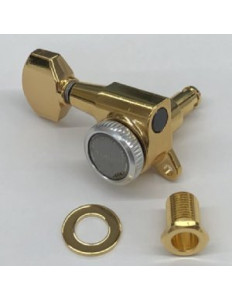 Ibanez 2MG0002SR-GD Machinehead SG381 07 Button, R, MG-T,18,5mm Post w/ Screw, for JBM10FX, - Gold