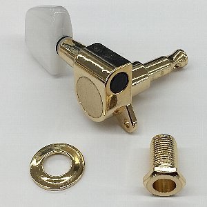 Ibanez 2MG0022R-GDP Machinehead Right Die-Cast, Gold, White Pearl for GB10SE