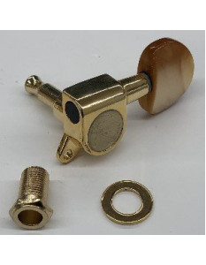 Ibanez 2MG0038L-GDR Machinehead left Die Cast - Golden Brown Peak Button