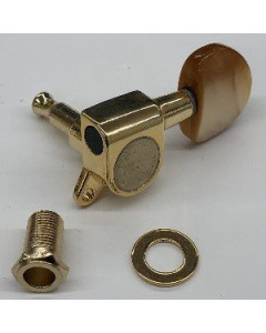 Ibanez 2MG0038L-GDR Machinehead left Die Cast - Golden Brown Peak Button