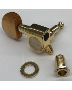 Ibanez 2MG0038R-GDR Machinehead right Die Cast - Golden Brown Peak Button