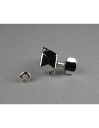 Ibanez 2MH1CG233C covered machine head set L*3 R*3 - chrome for GAX07LTD,GAX30,GAX50