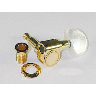 Ibanez 2MH1CG433G-L die-cast single machine head, gold-colored for AF120-BS, AR300-BS, AR305-AV, AS120-AS