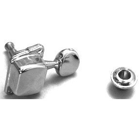 Ibanez 2MH1UG1L6C covered machine head set - 6 x left in chrome for GRX40