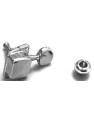 Ibanez 2MH1UG1L6C covered machine head set - 6 x left in chrome for GRX40