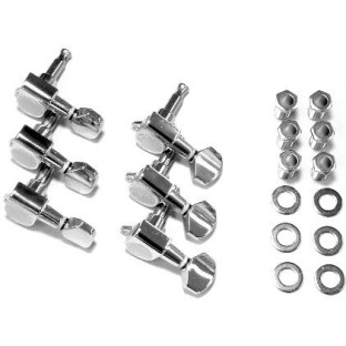 Ibanez 2MH1WG2L6C die-cast machine head set in chrome - for selected X/SA series models