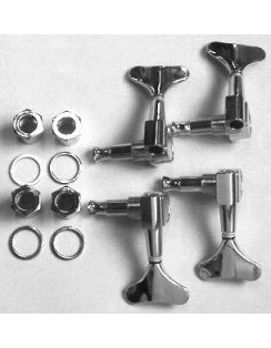 Ibanez 2MH1YB222C machine head set (4 piece unit) - chrome for GSR lefthand bass GSR200L