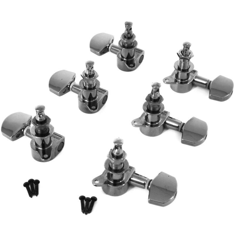 Ibanez 2MH27A0009 die-cast machine head set L*3 R*3 - cosmo black for ARZ800/XH300