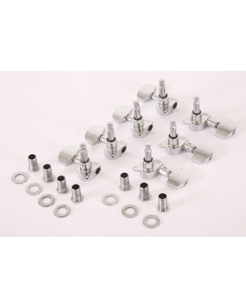 Ibanez 2MH27A0010 E-Guitar machine head tuner set - 4 x left/3 x right in chrome