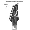Ibanez 2MH3MA0001-E e-guitar single machine head tuner - 1 x left in black chrome