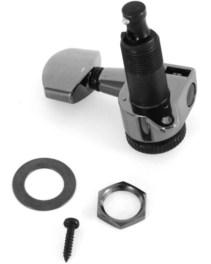 Ibanez 2MH3MA0001-E e-guitar single machine head tuner - 1 x left in black chrome