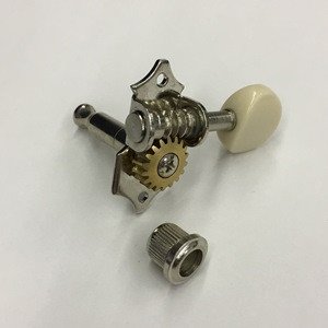 Ibanez 2MM0029L-NIV Einzelmechanik Links mit Elfenbein Knopf - open gear successor of Art. Nr. 5AMH111E-L